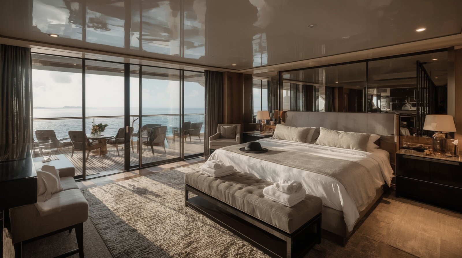 Guest suite with sea view